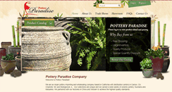 Desktop Screenshot of potteryparadiseusa.com